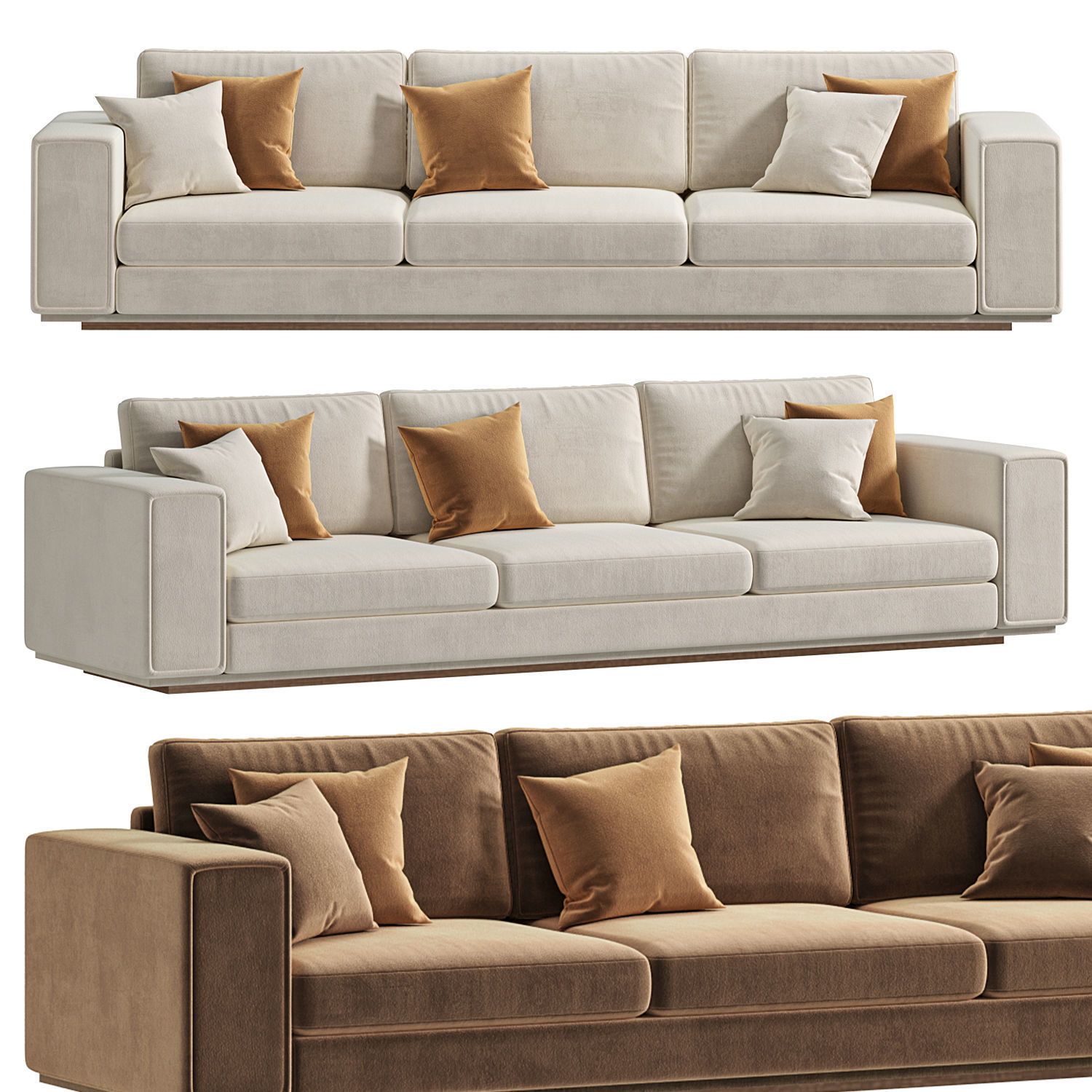 Sublime sofa by stylishclub 3D model_1