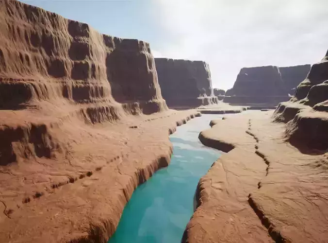 TERRAIN CANYON 09 4K