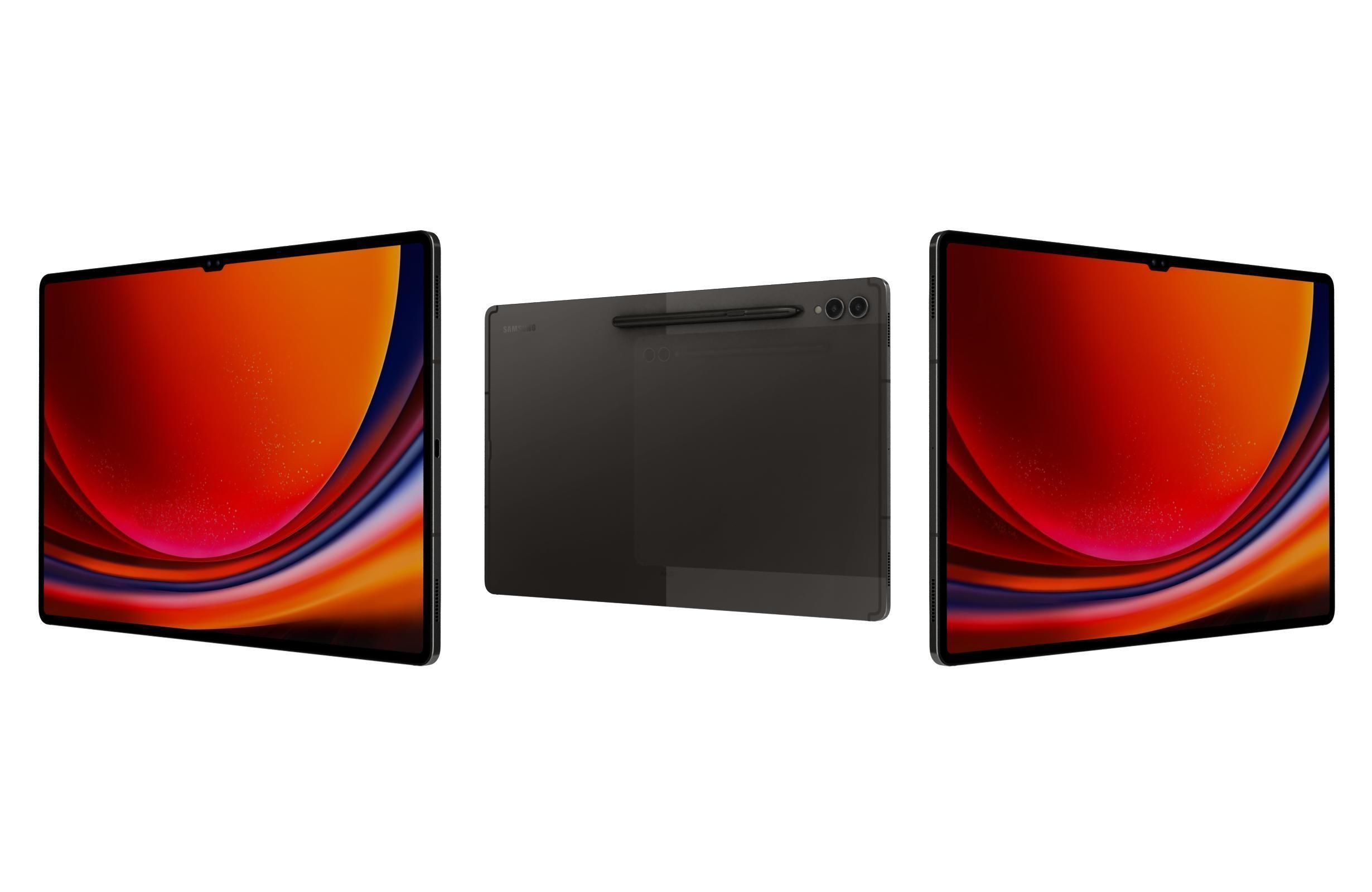 Samsung Galaxy Tab S9 Ultra Black And White 3D model_12