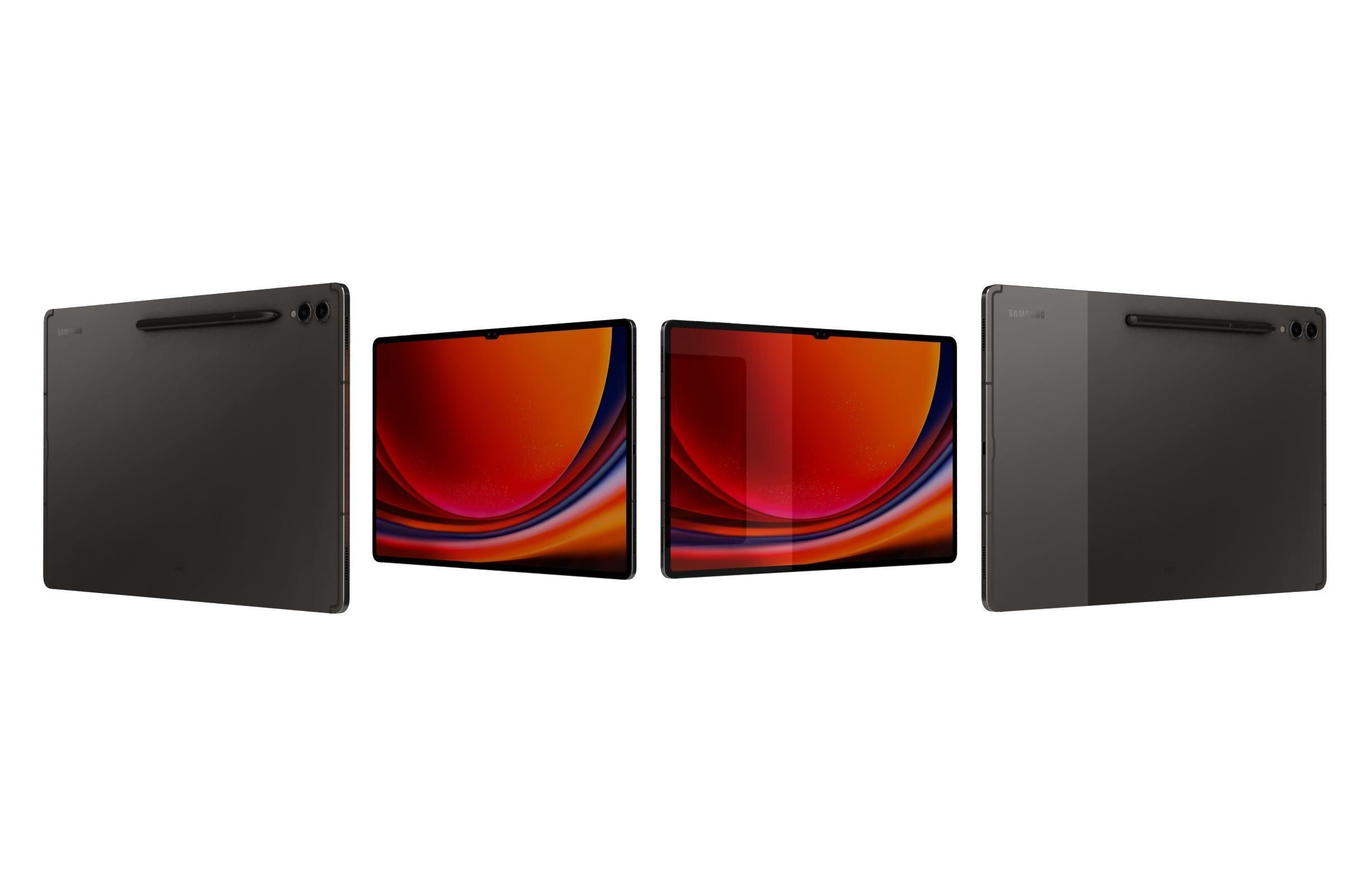 Samsung Galaxy Tab S9 Ultra Black And White 3D model_15