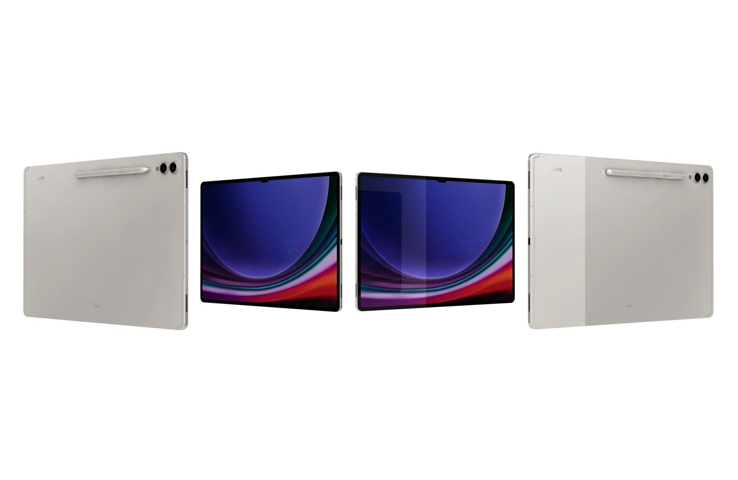 Samsung Galaxy Tab S9 Ultra Black And White 3D model_4