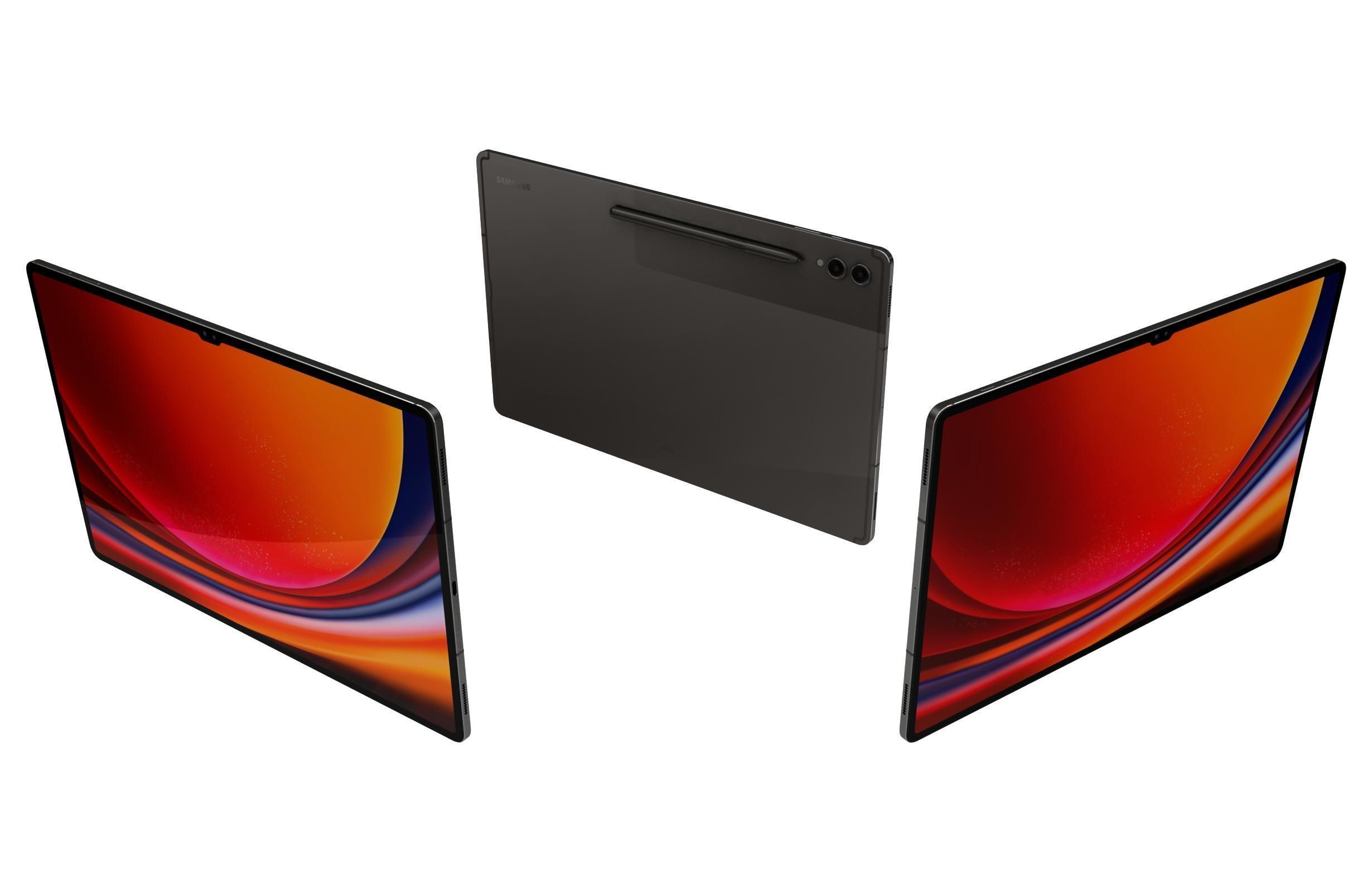 Samsung Galaxy Tab S9 Ultra Black And White 3D model_14