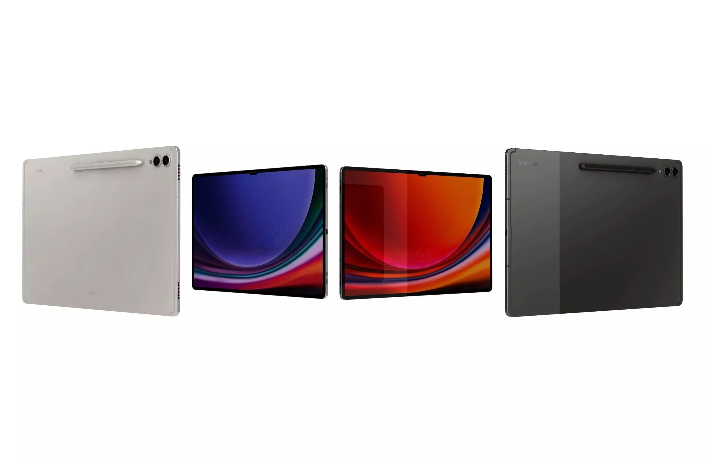 Samsung Galaxy Tab S9 Ultra Black And White 3D model_0