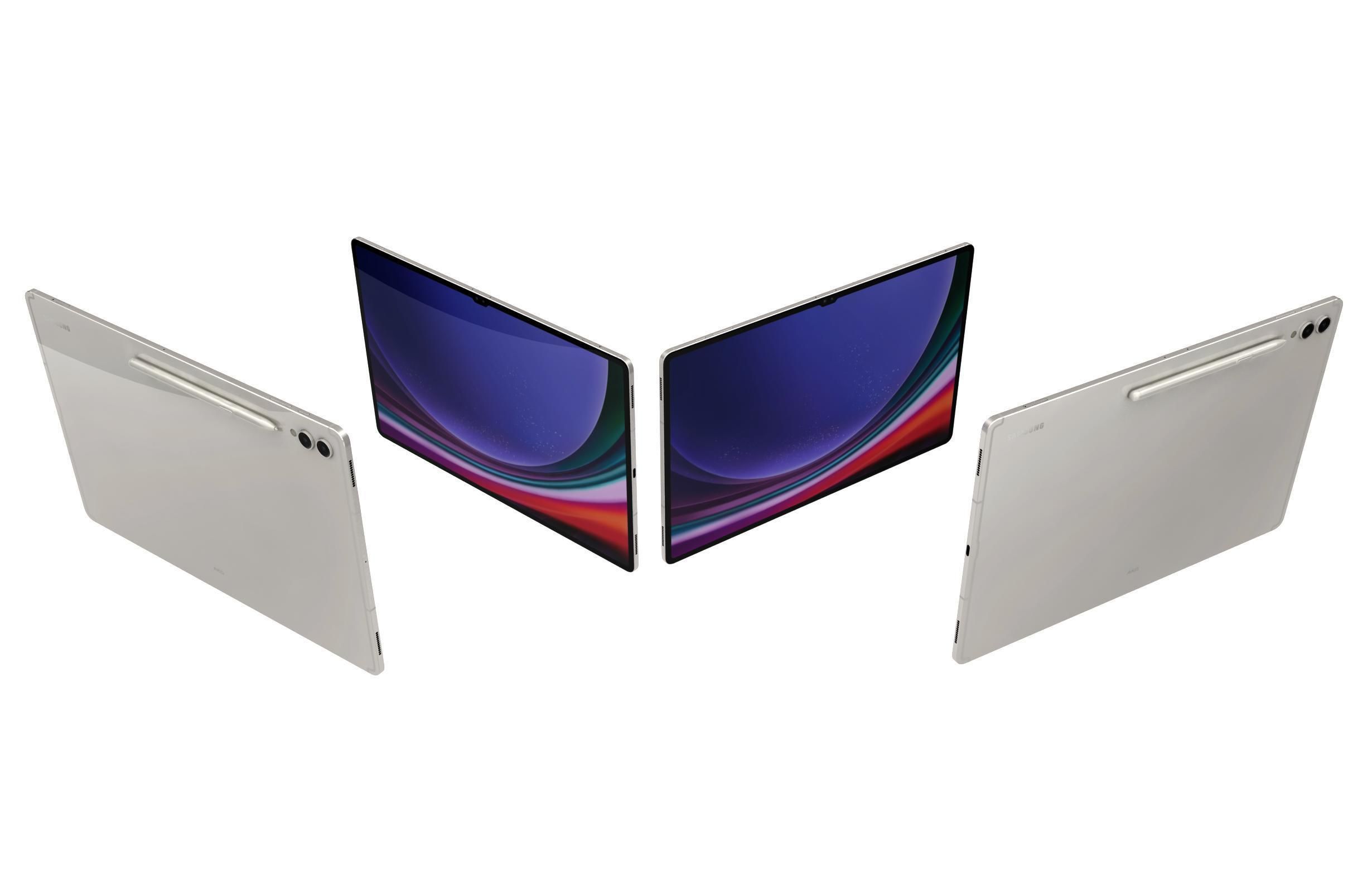 Samsung Galaxy Tab S9 Ultra Black And White 3D model_3