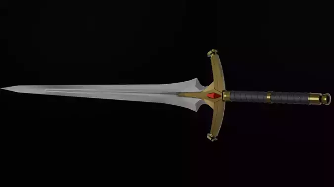 Sword  PBR low-poly model