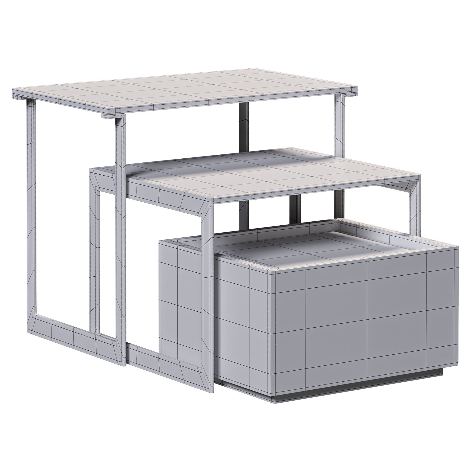 Hie side table by Stylishclub 3D model_2