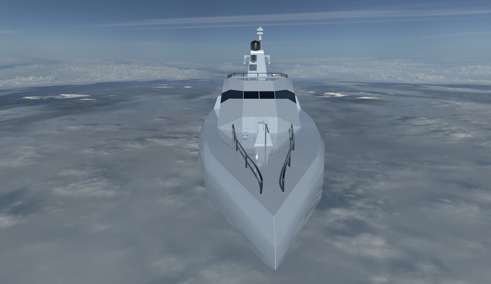 Low poly 3d Model of vessels pack Low-poly 3D model_14