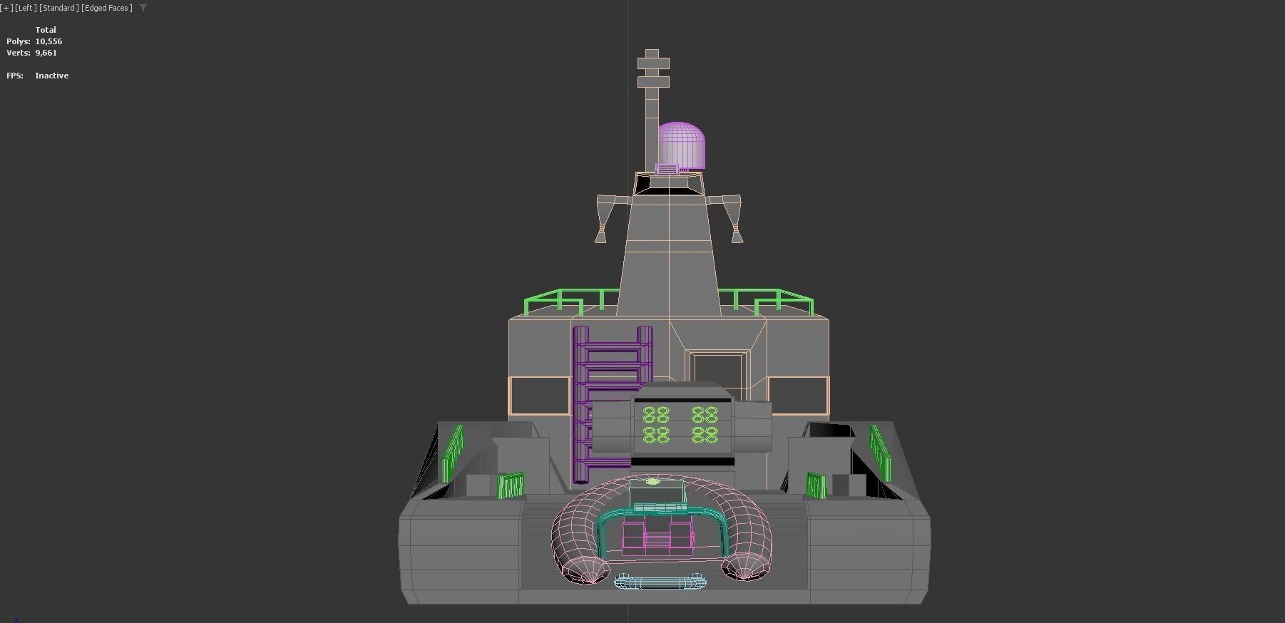Low poly 3d Model of vessels pack Low-poly 3D model_30