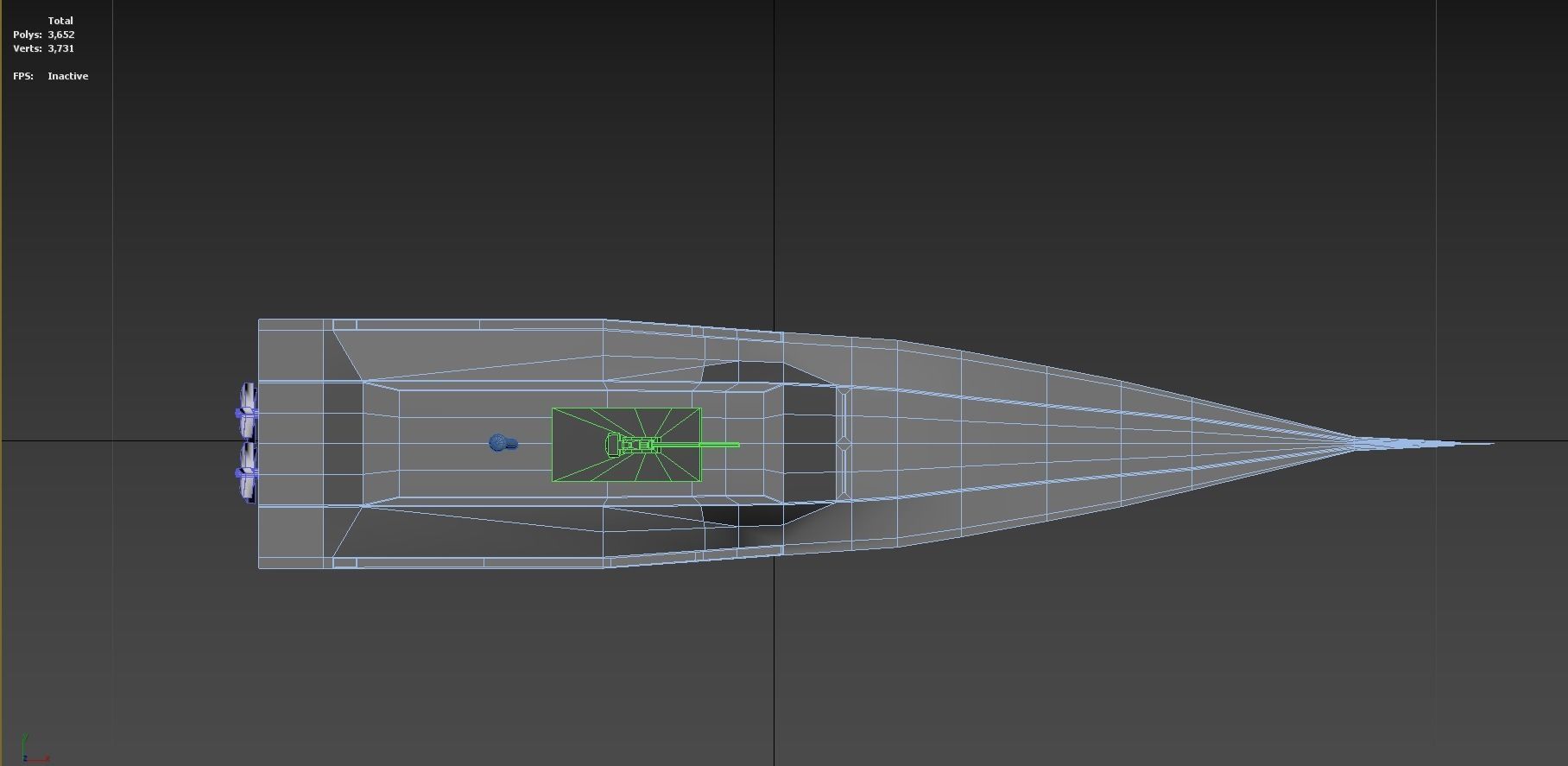 Low poly 3d Model of vessels pack Low-poly 3D model_26