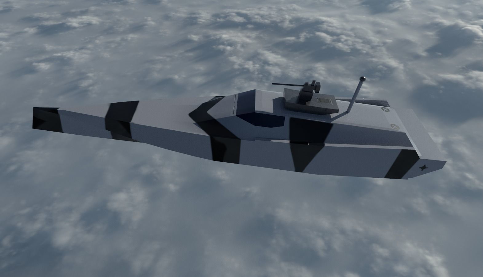 Low poly 3d Model of vessels pack Low-poly 3D model_15