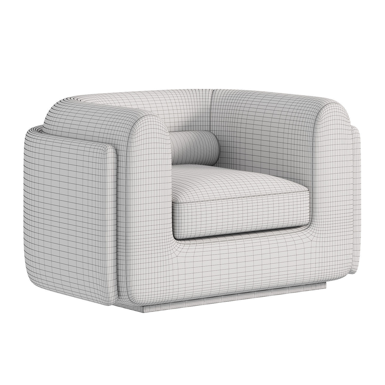 Eileen Armchair  by CHARLOTTE BILTGEN 3D model_2