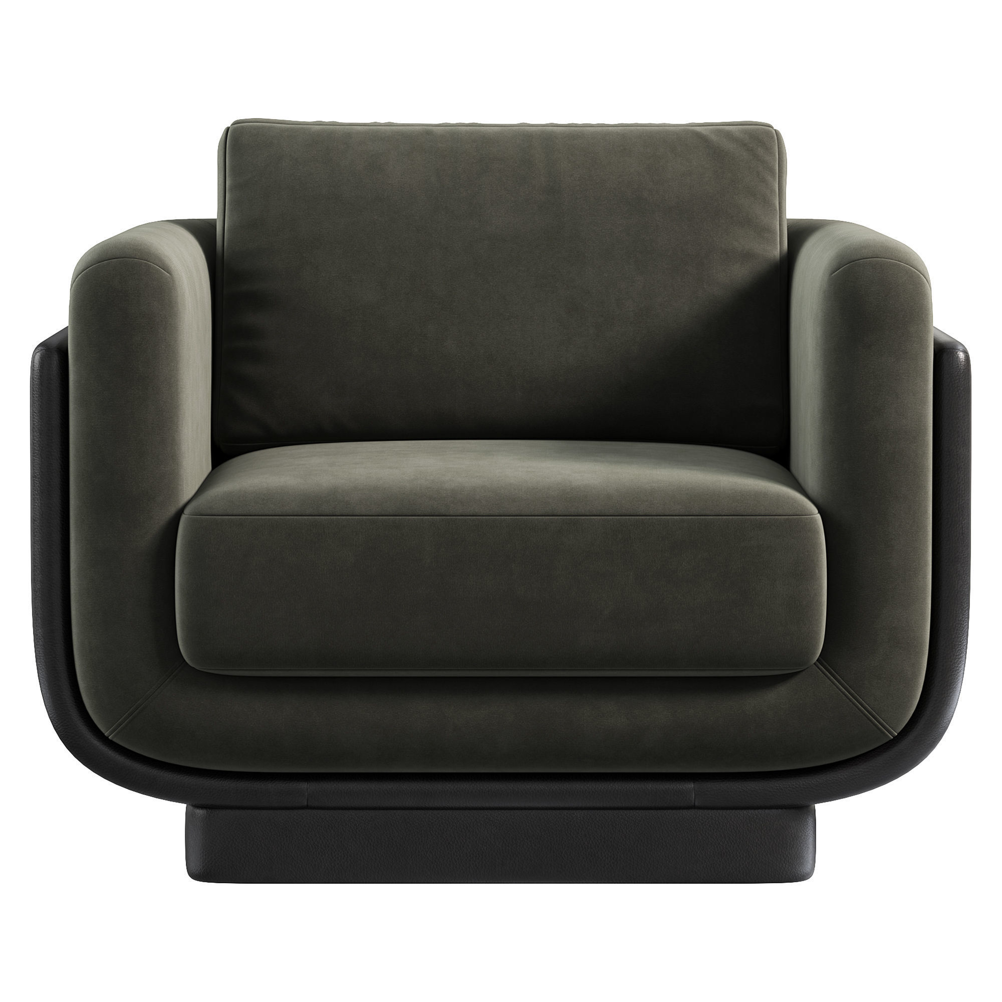 Ebisu Armchair by Charlotte Biltgen 3D model_1