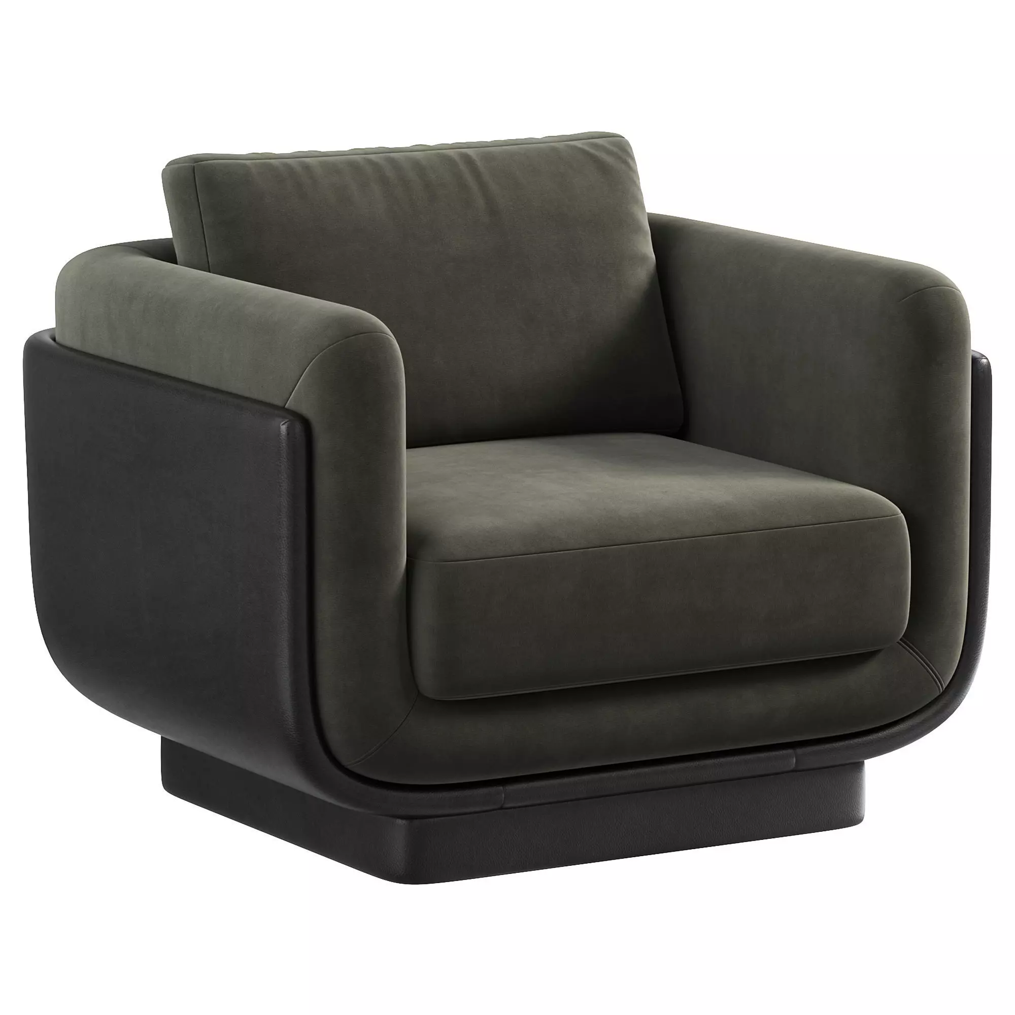 Ebisu Armchair by Charlotte Biltgen 3D model_0