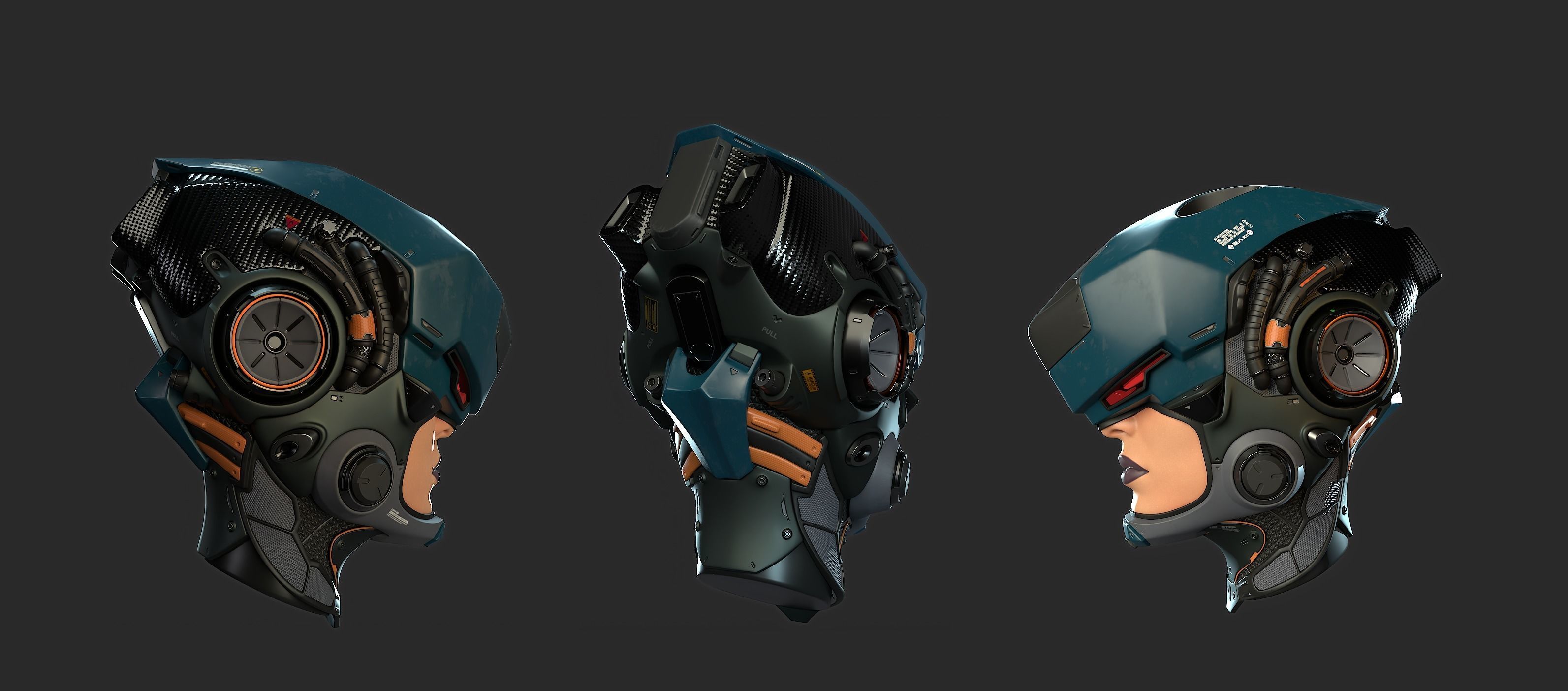 Helmet 03 02 3D model_2