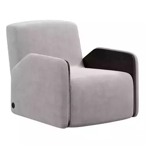 Oscar Armchair Black Tinted Oak by invisiblecollection