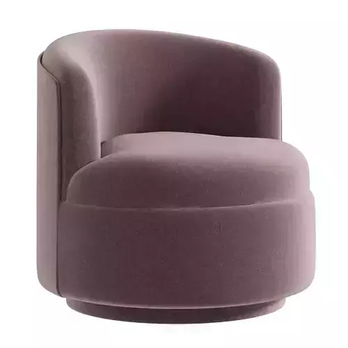 Moreton Swivel Club Chair 3D model