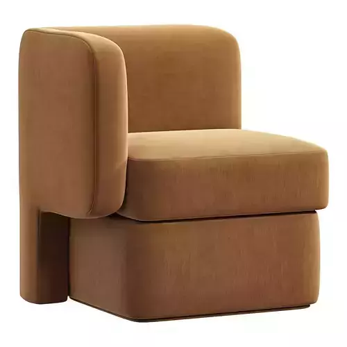 Dolly corner armchair by Sandra benhamou