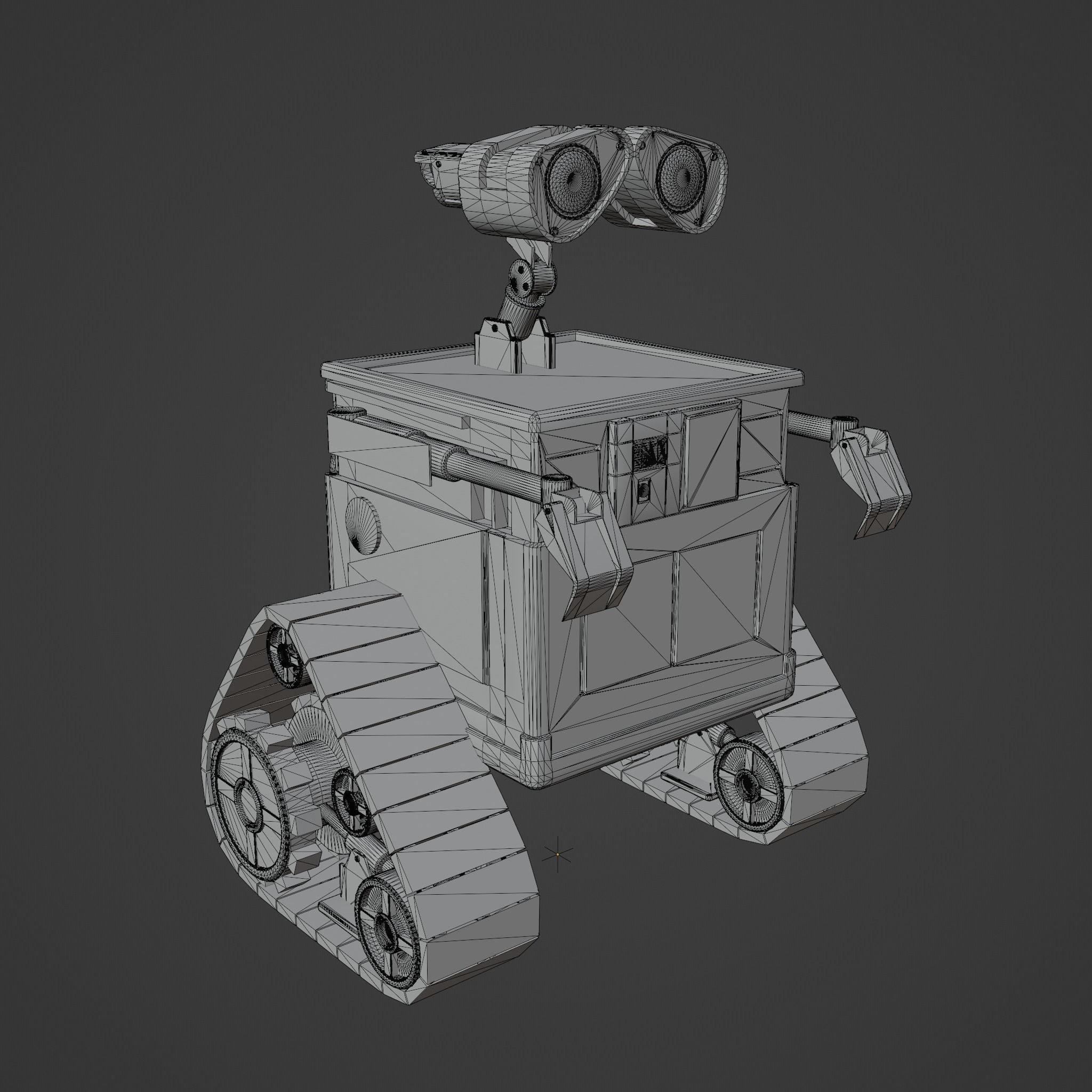 Wall-E Model with 2K Textures 3D model_6