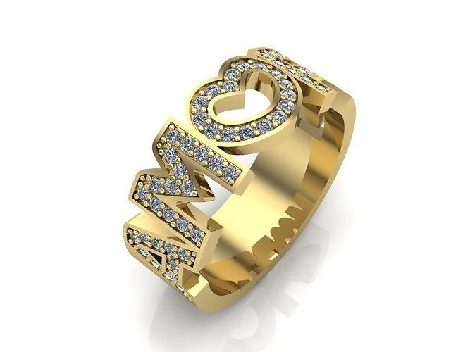 Rings Amoore 3D print model