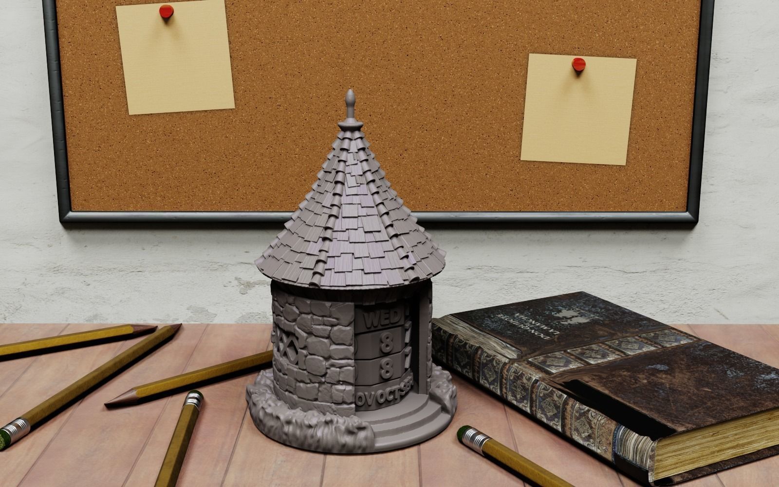 Celtic House Calendar 3D print model_1