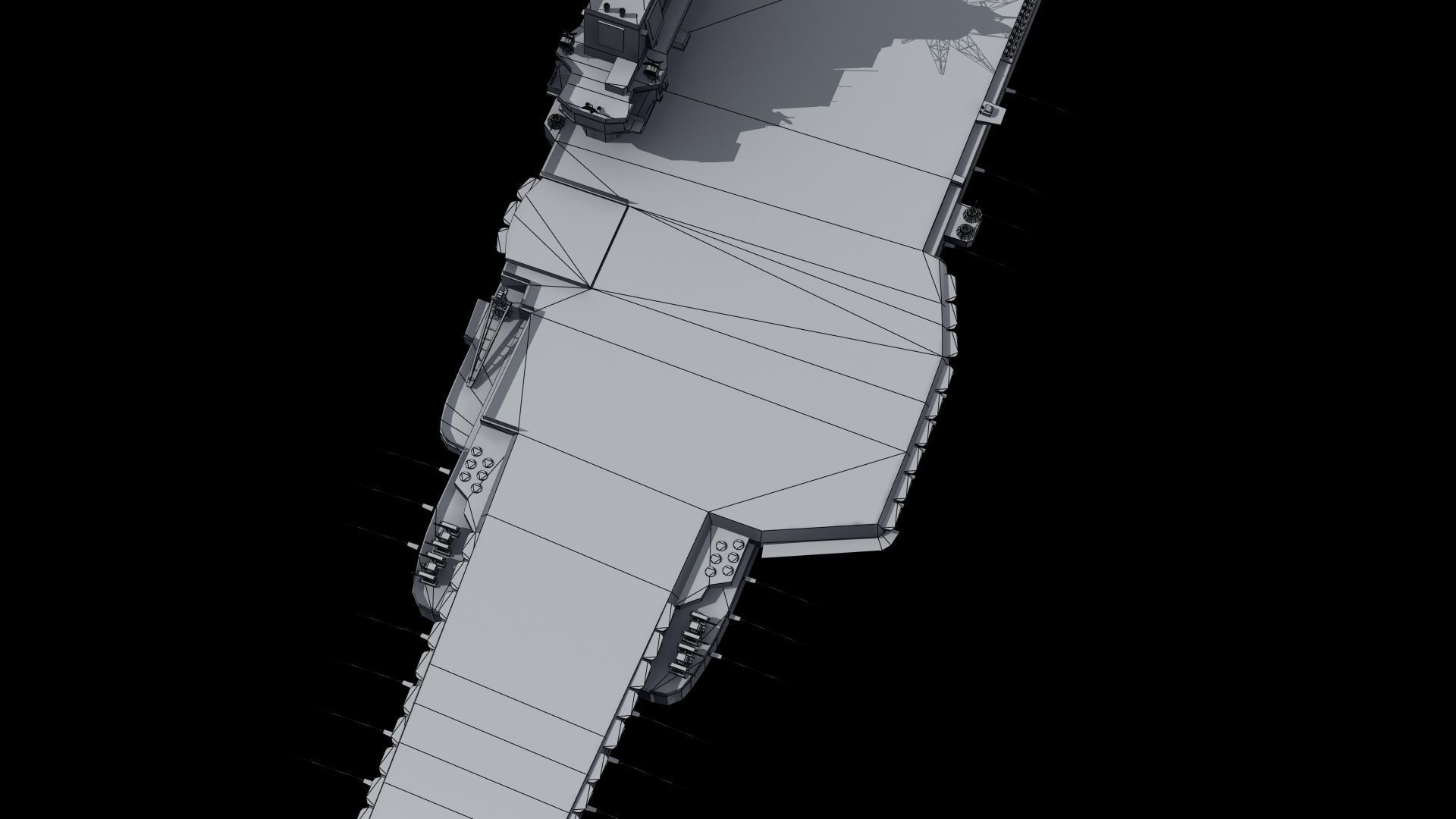 Admiral Kuznetsov Aircraft Carrier 3D model_44