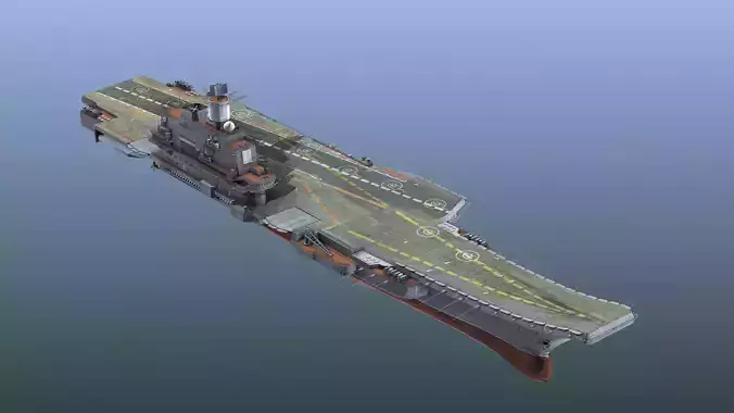 Admiral Kuznetsov Aircraft Carrier 3D model