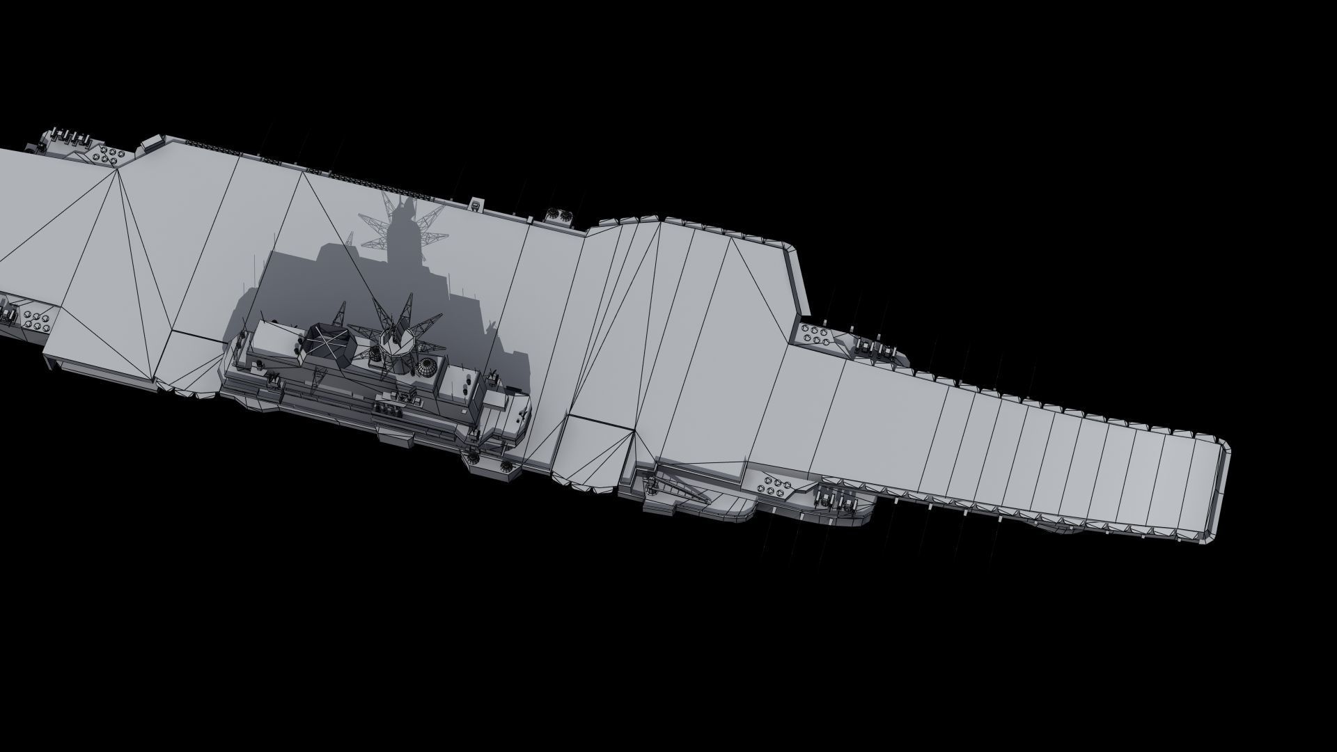 Admiral Kuznetsov Aircraft Carrier 3D model_45