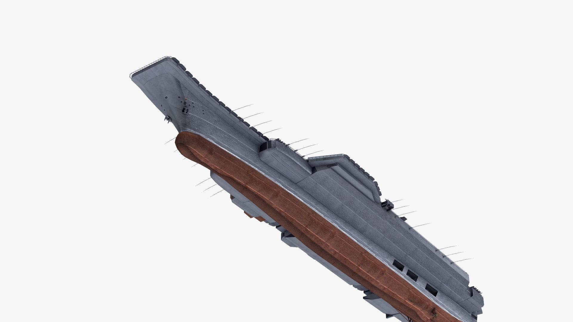 Admiral Kuznetsov Aircraft Carrier 3D model_40