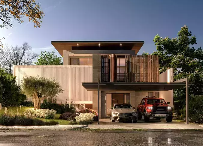 Exterior 004 Scene 3D model 3D model