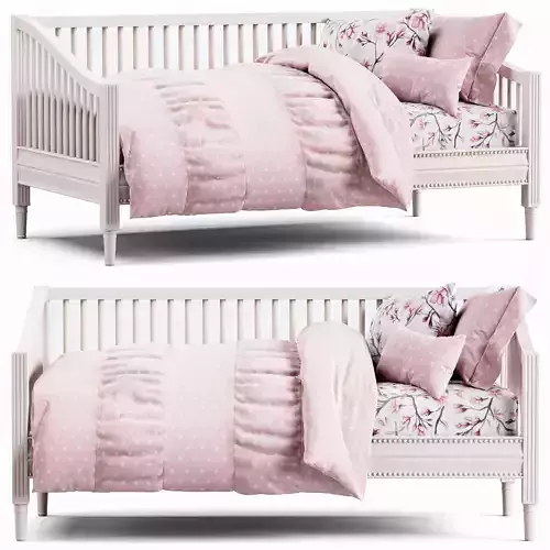 Harlow Daybed and Trundle 3D model