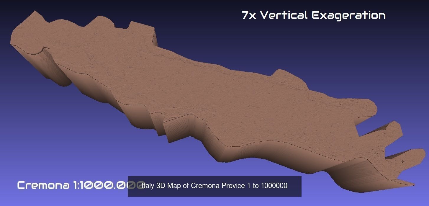 Italy 3D Topography Provinces Puzzle 3D Model Collection_149