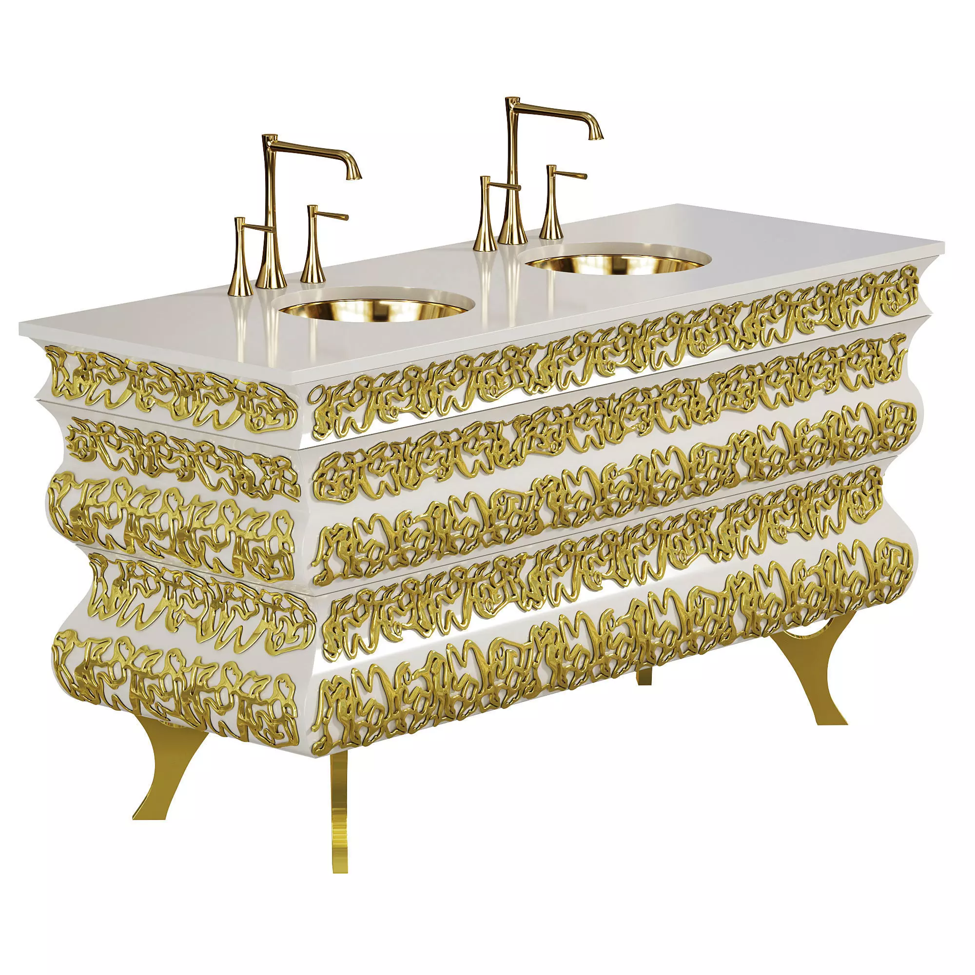 CROCHET I WASHBASIN BY BRABBU 3D model