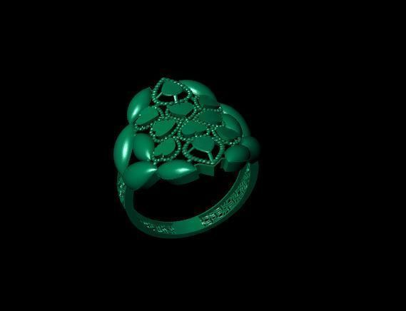 Rings 3D print model_2
