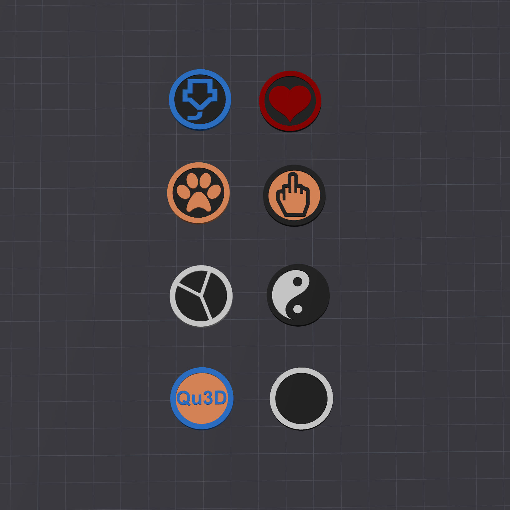 Shopping chips a container for storing cart chips STL 3MF 3D print model_10