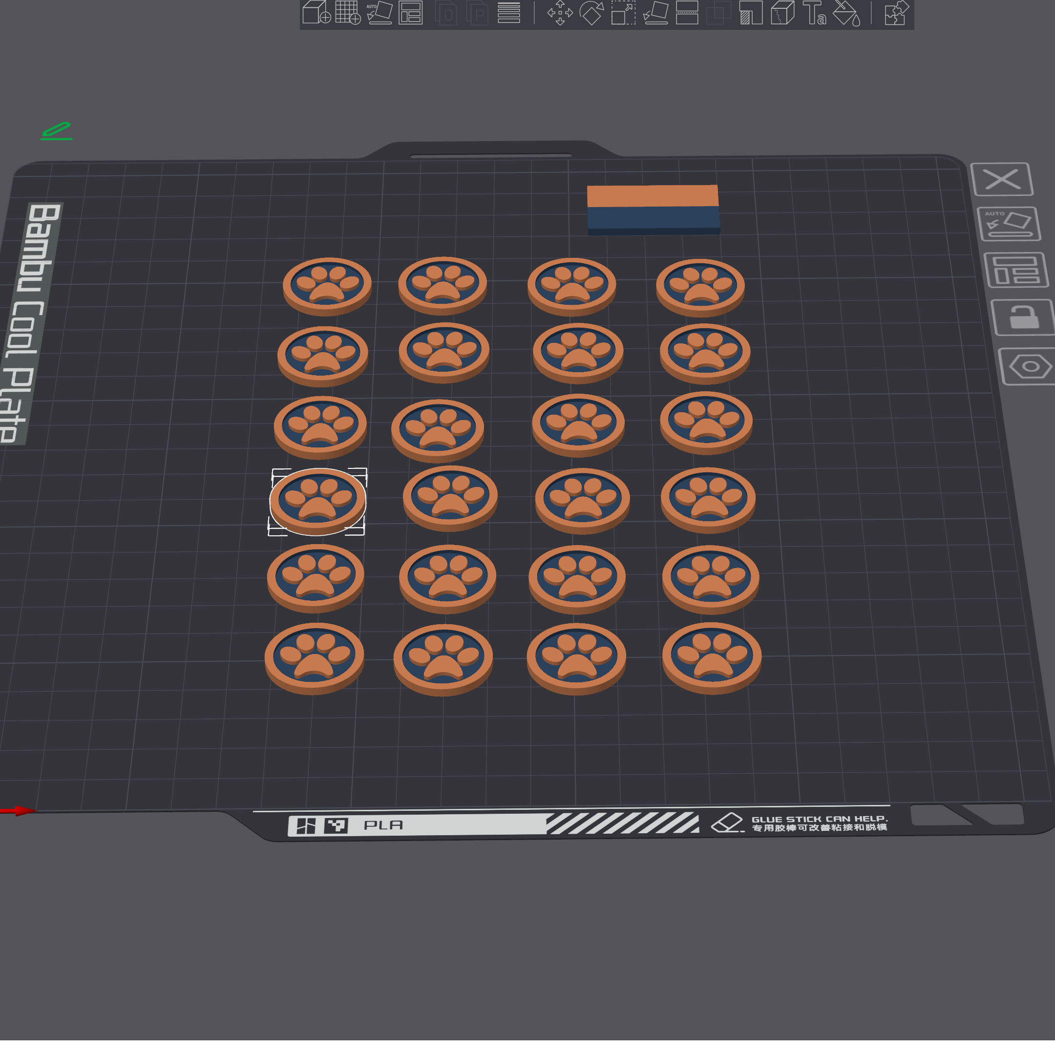 Shopping chips a container for storing cart chips STL 3MF 3D print model_18