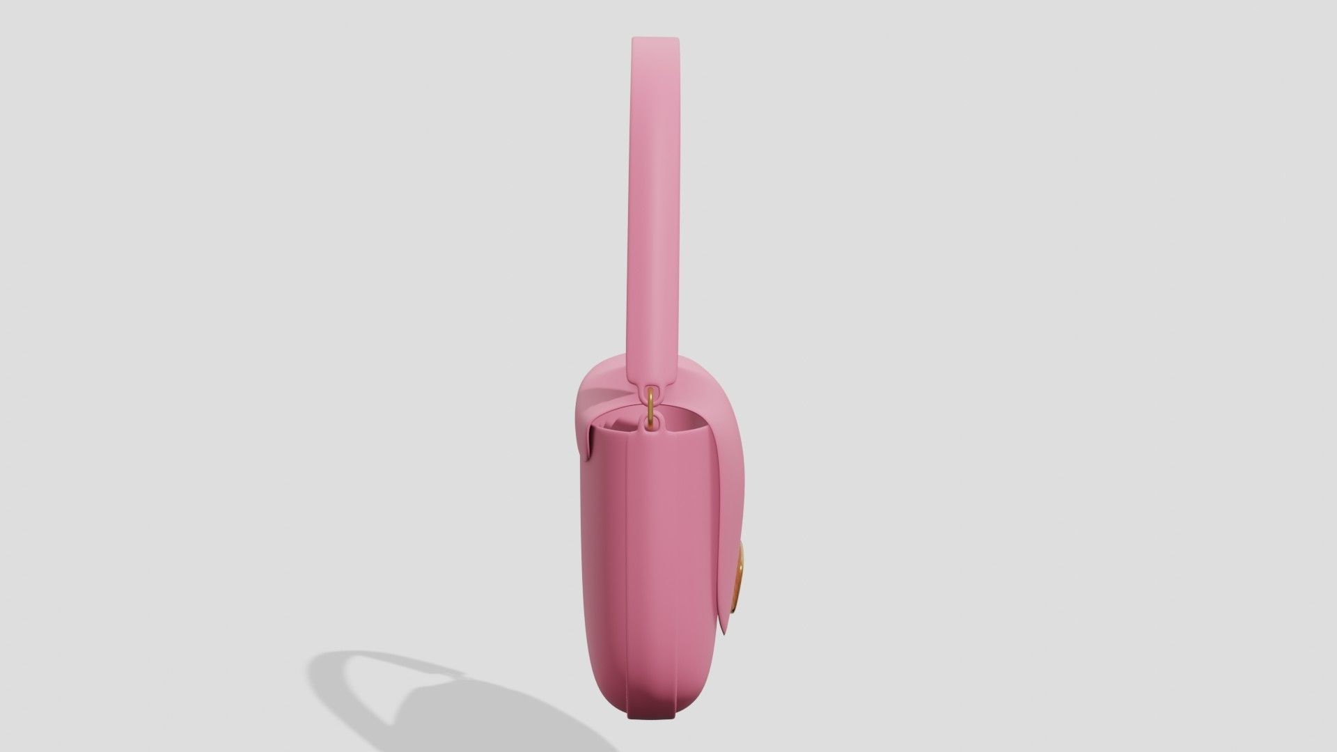 Pink bag  3D model_2