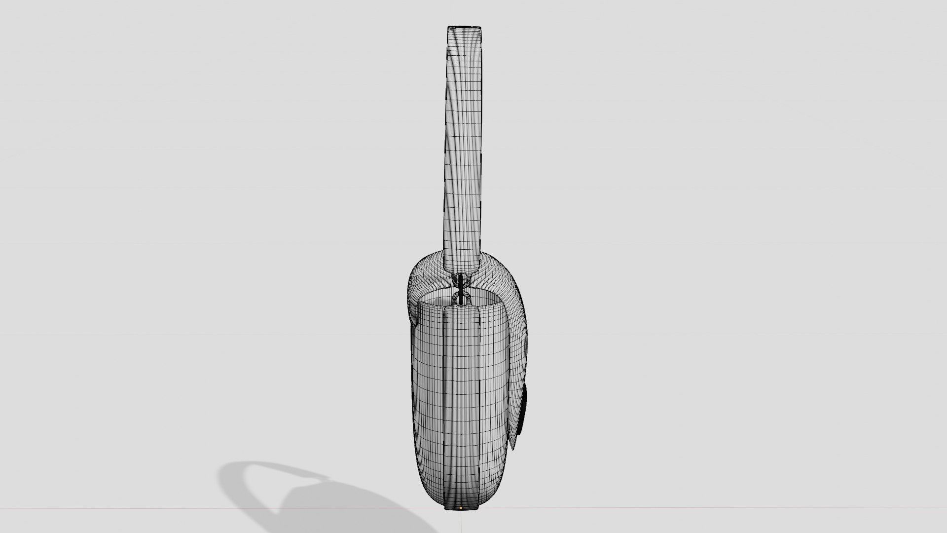 Pink bag  3D model_6