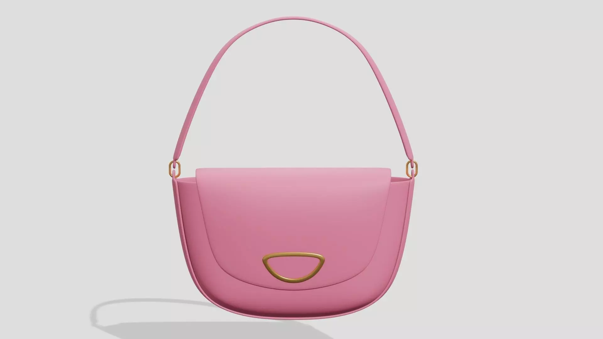 Pink bag  3D model_0