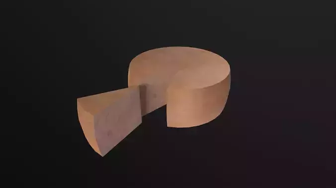 Parmesan Cheese 3D Model