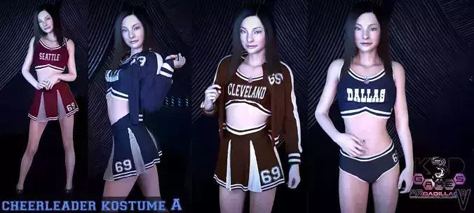 Cheerleader Outfit Zombie Style