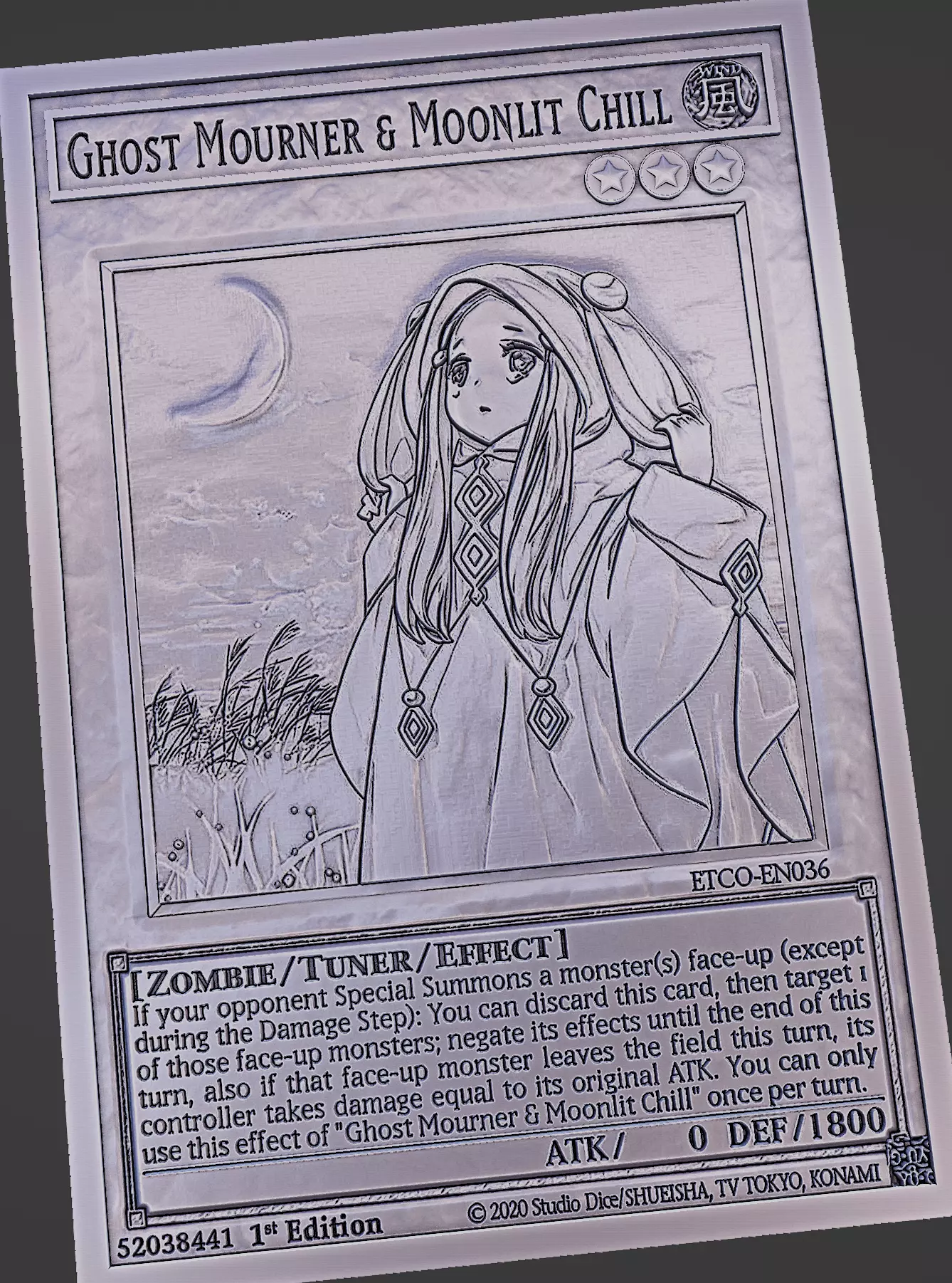 GHOST MOURNER MOONLIT CHILL - YUGIOH 3D print model