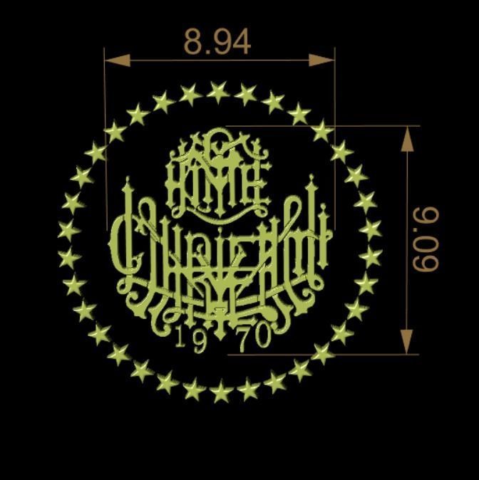 Coin of Ataturk 3D print model_12