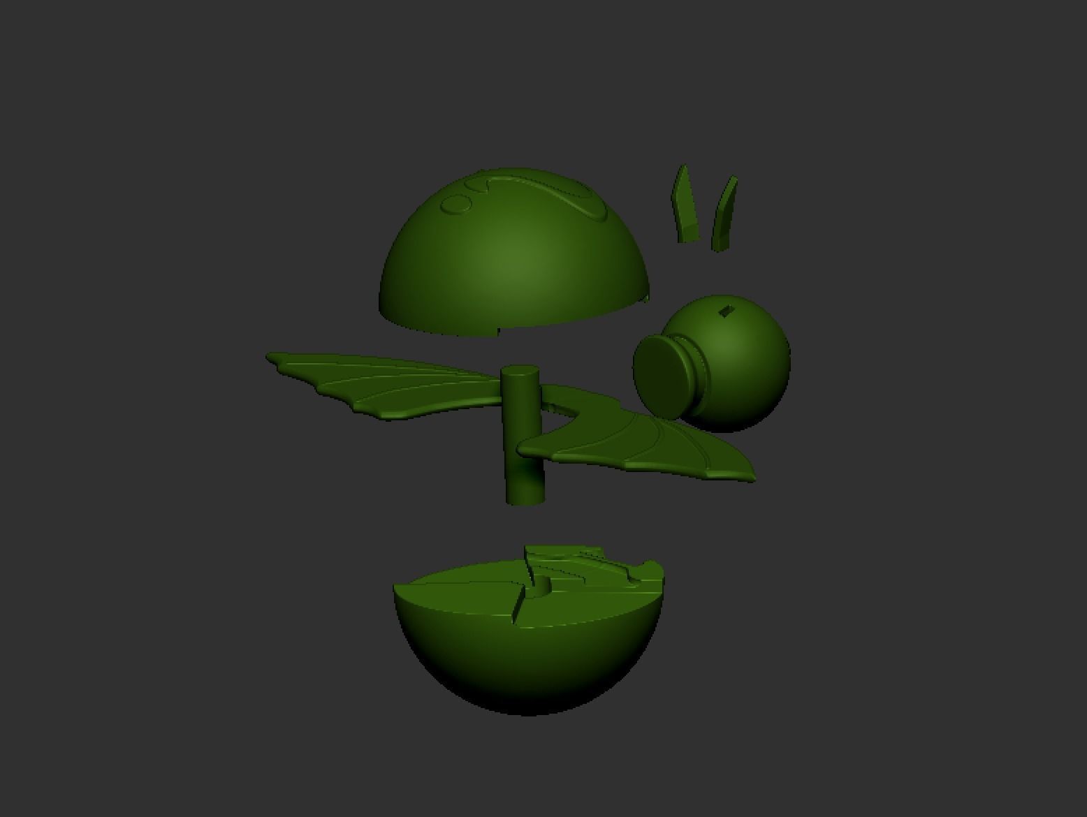 Riddler Bat Bomb Prop 3D model 3D printable | CGTrader