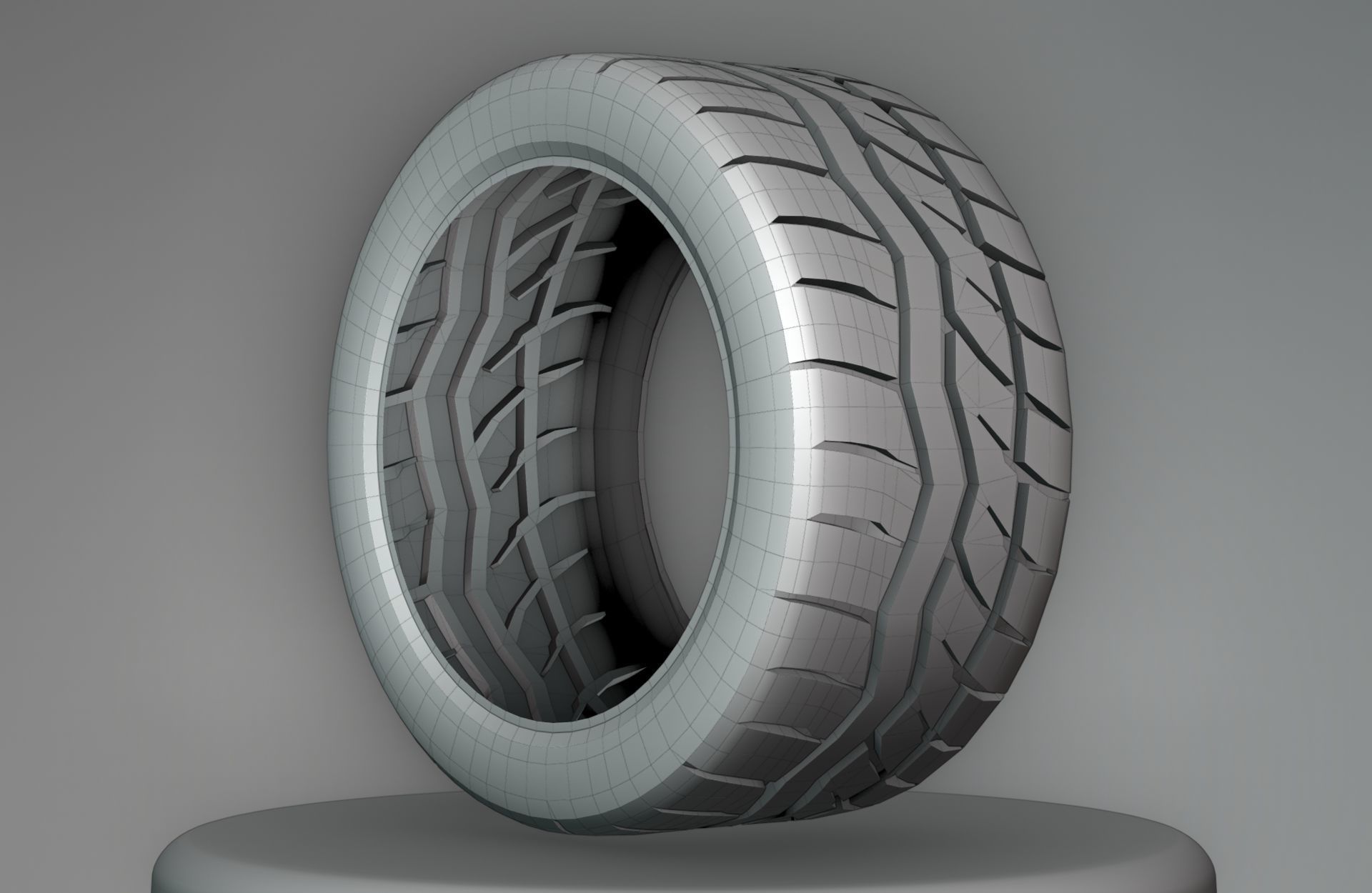 Falken Azenis RT615K - 3D Tires - Game Ready - Textured Low-poly 3D model_15