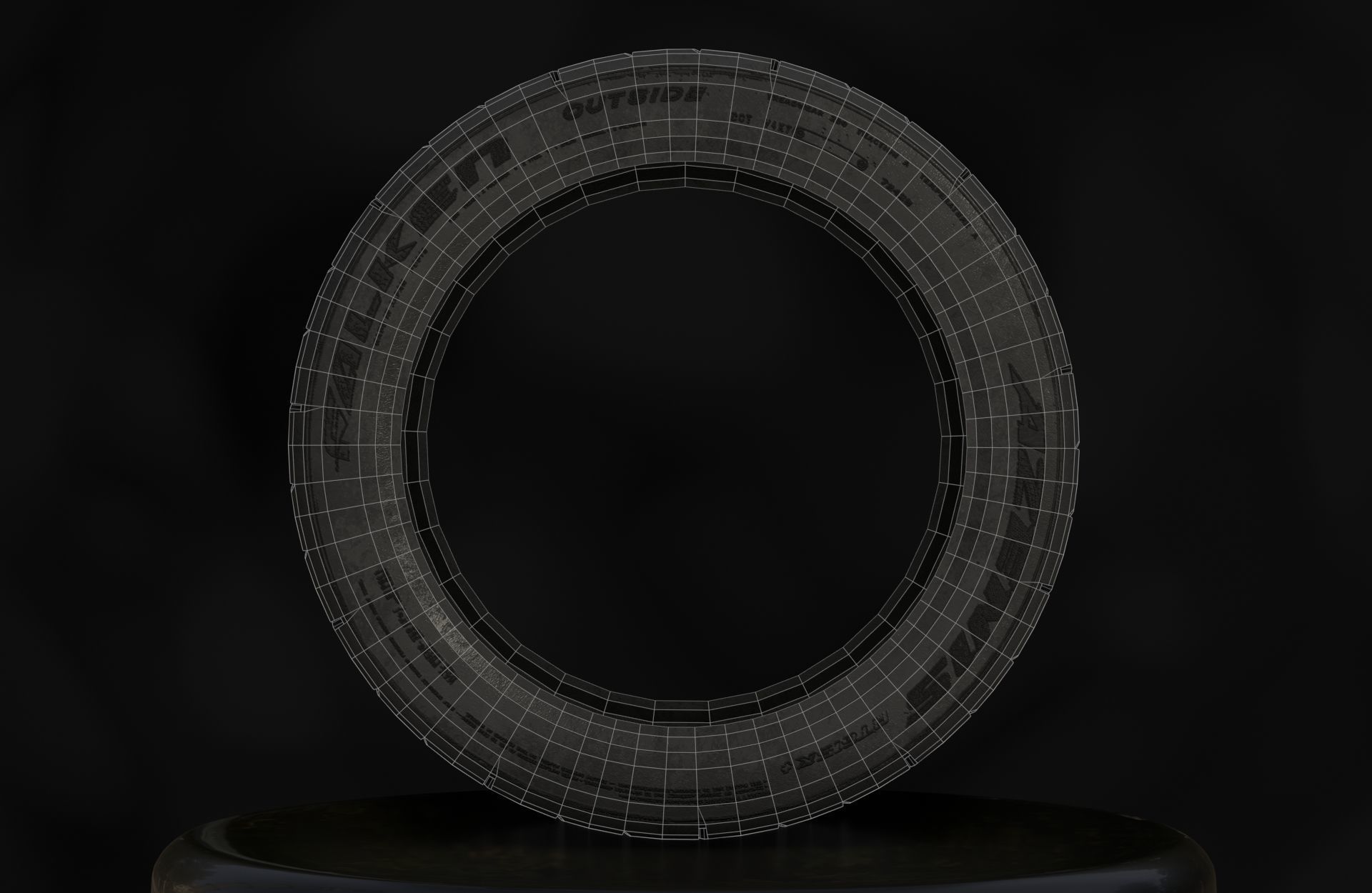 Falken Azenis RT615K - 3D Tires - Game Ready - Textured Low-poly 3D model_4