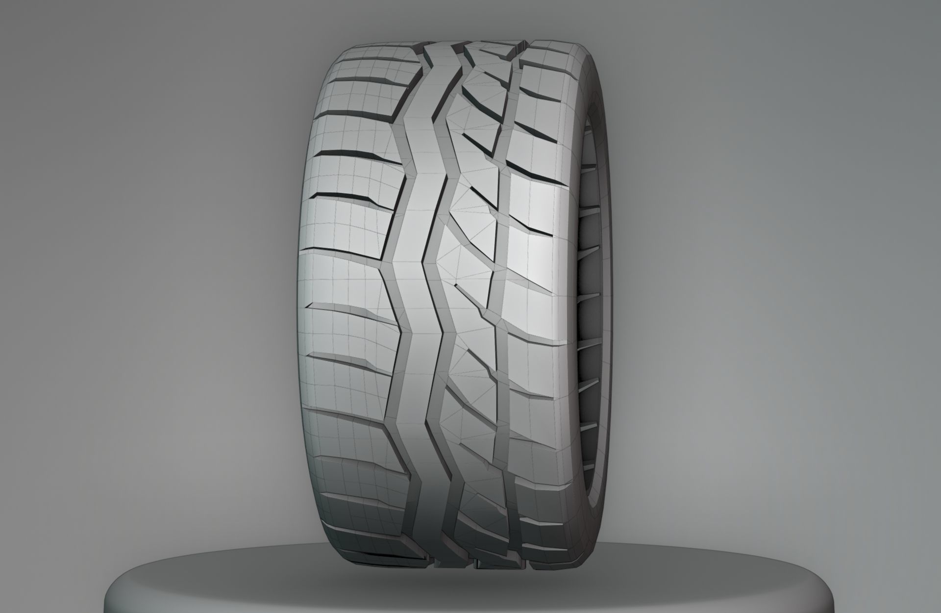 Falken Azenis RT615K - 3D Tires - Game Ready - Textured Low-poly 3D model_17