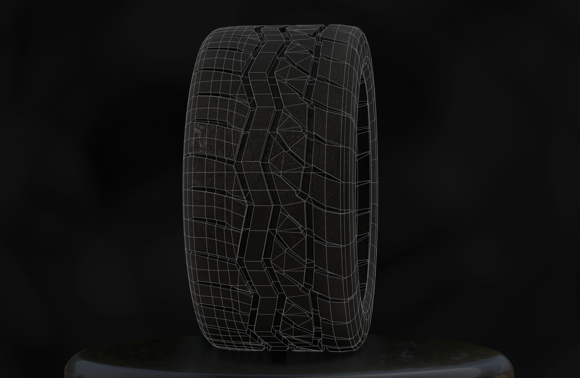 Falken Azenis RT615K - 3D Tires - Game Ready - Textured Low-poly 3D model_8