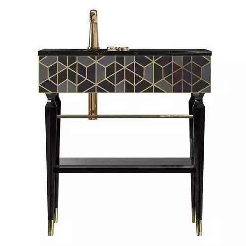 TORTOISE SINGLE WASHBASIN by Maison Valentina