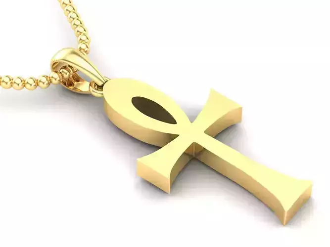 Cross Pendant Jesus Christ CP 61 3D model