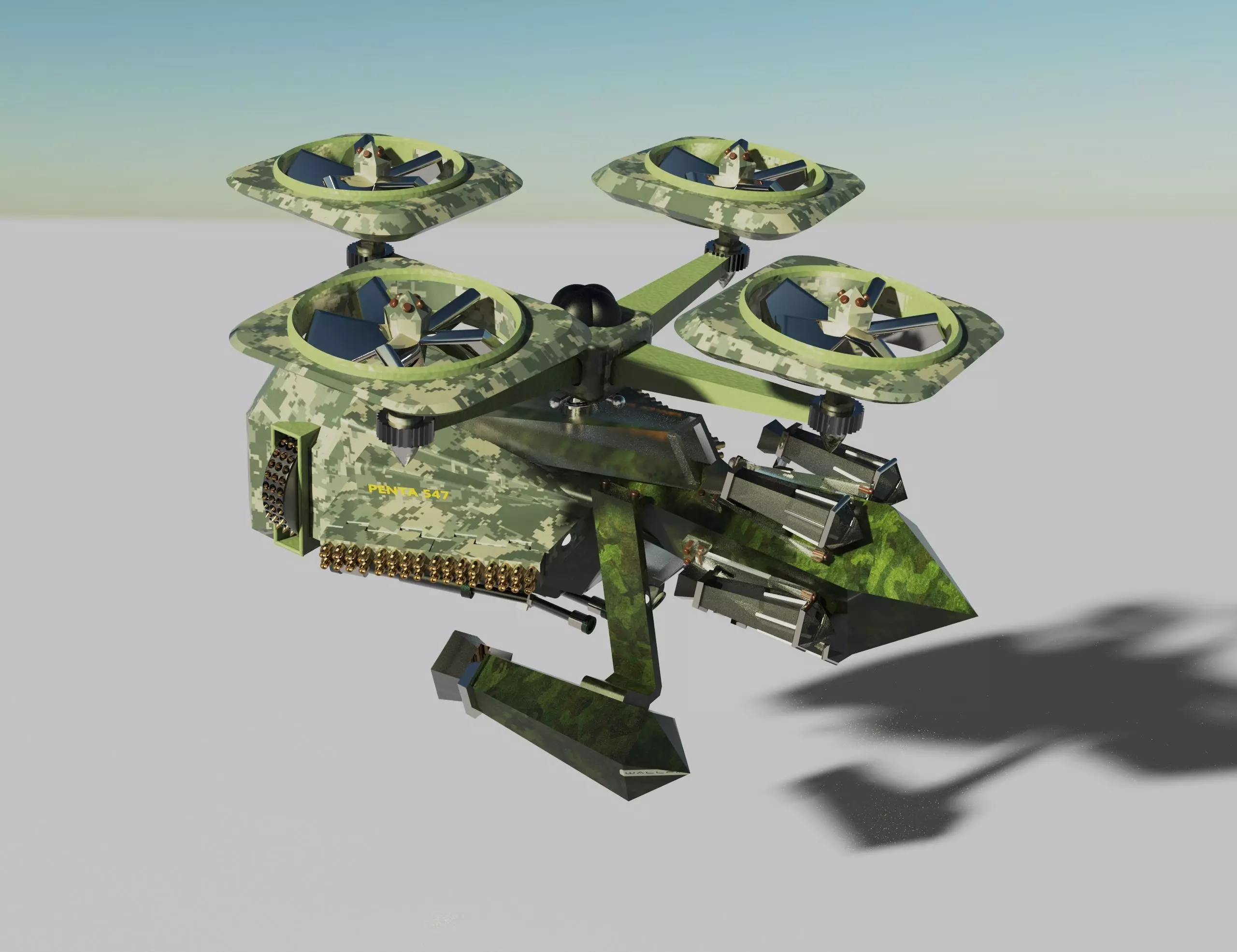Modern Giant Air Striker 3D model